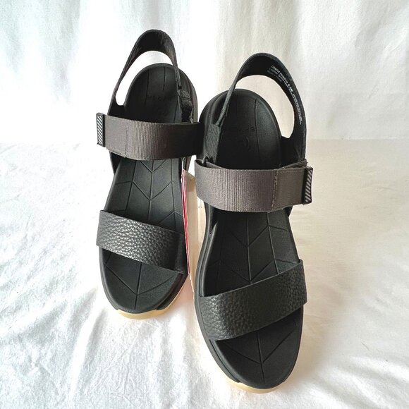 Spyder Women's Sandals, Black, Campie Wedge, Rebound Technology, Size 9.5 New - Picture 14 of 16